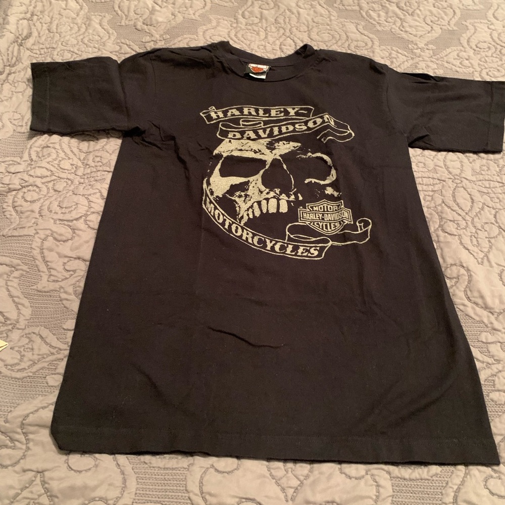 Harley Davidson skull mens T-shirt medium